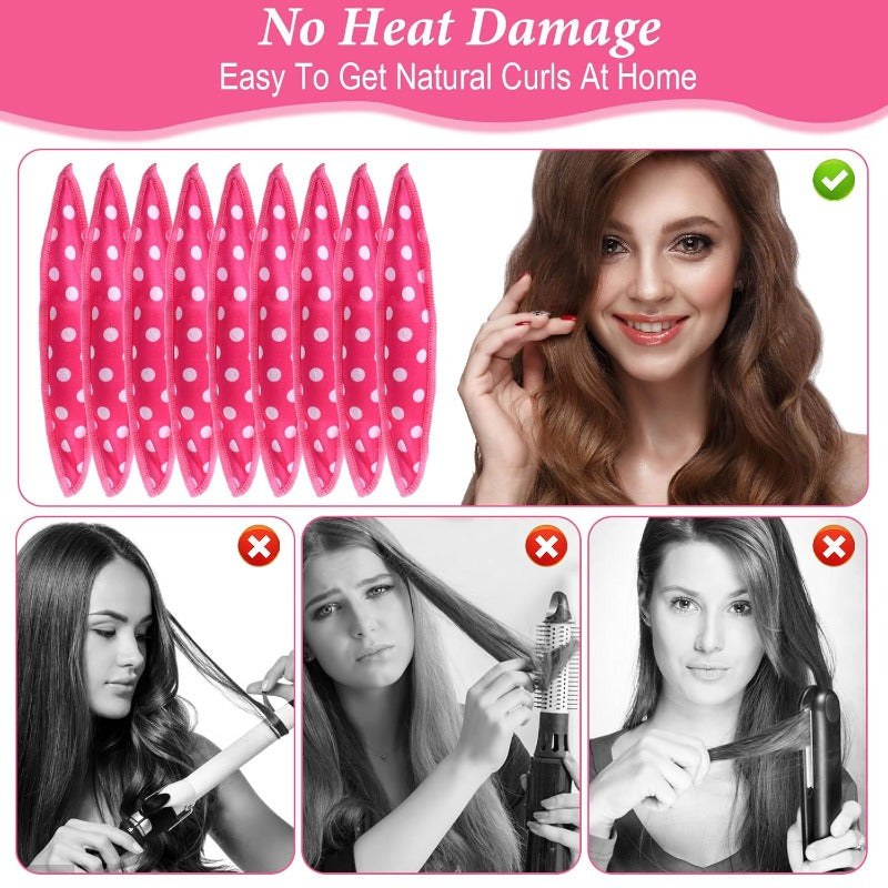 Satin Overnight Curlers