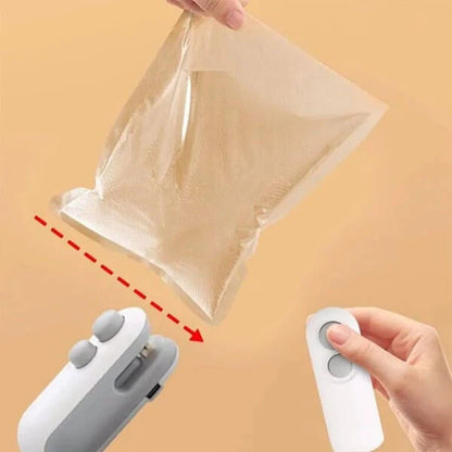 SealEase Mini 2-in-1 Sealer and Cutter with USB-C Charging