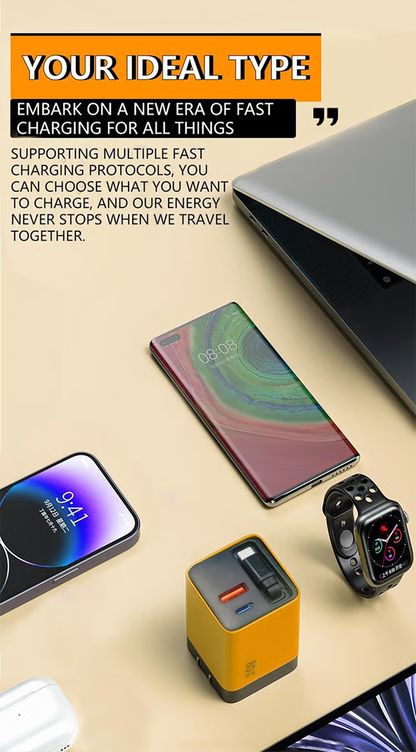 🎁✨3 in 1 Charger Retractable 80W MAX Fast