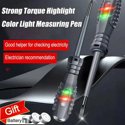 2-in-1  High Torque Strong Magnetic Screwdriver Electricity Detector