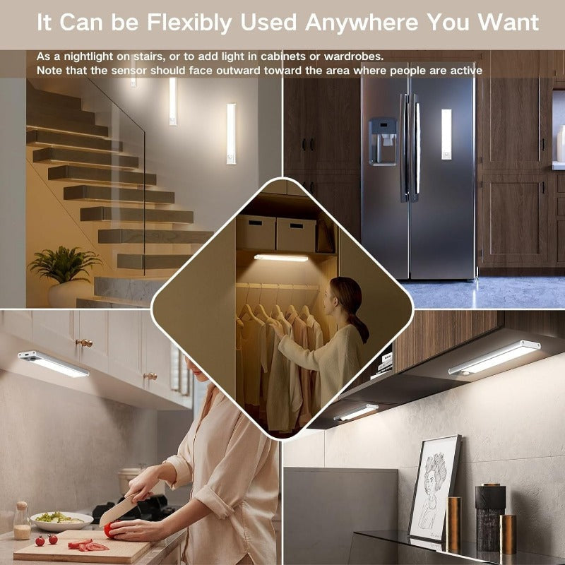 USB Rechargeable LED Motion Sensor Cabinet Light