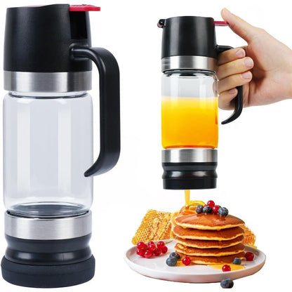 No-Drip Glass Honey Dispenser