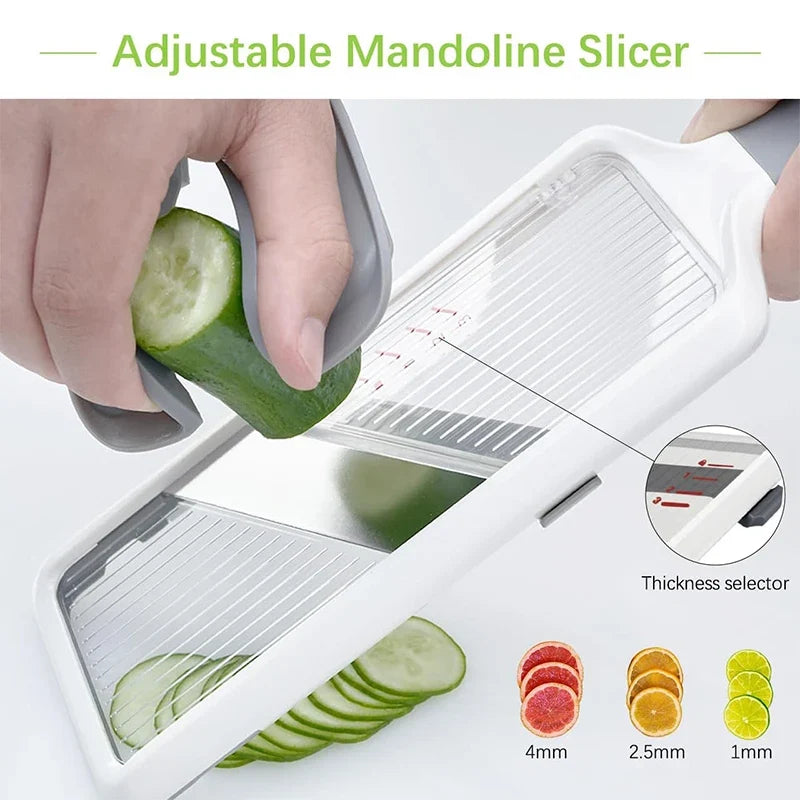 Adjustable Stainless Steel Mandoline