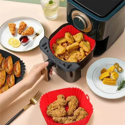 Silicone Air Fryer Liner – Reusable Baking Basket