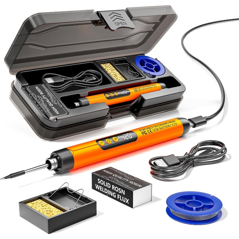 Rechargeable Portable Soldering Kit
