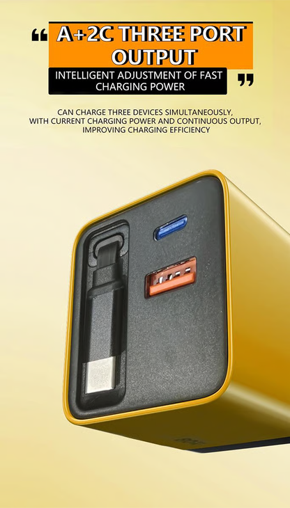🎁✨3 in 1 Charger Retractable 80W MAX Fast