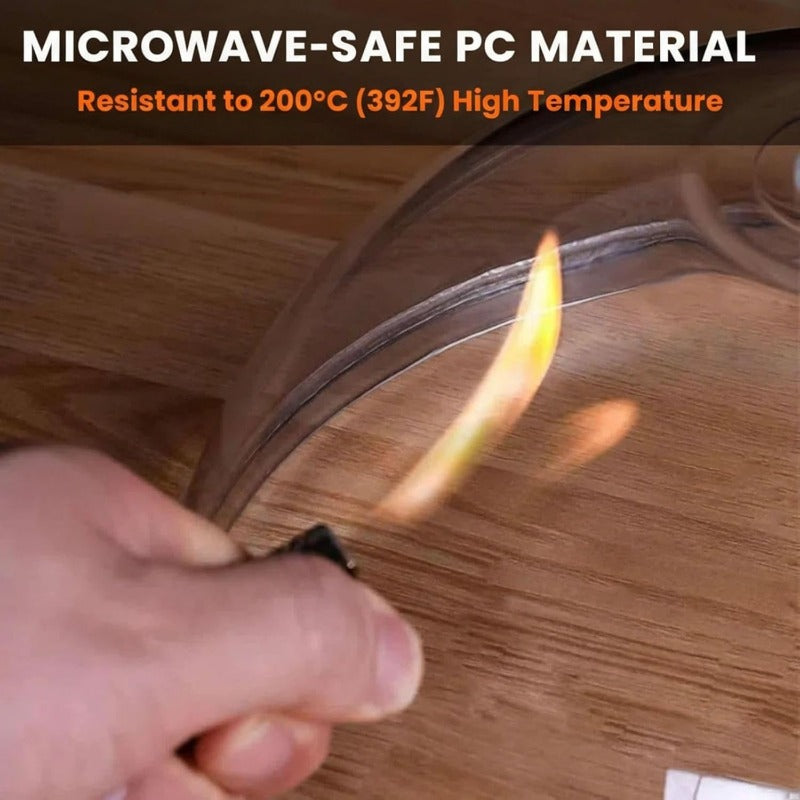 Mess-Free Microwave Splatter Cover