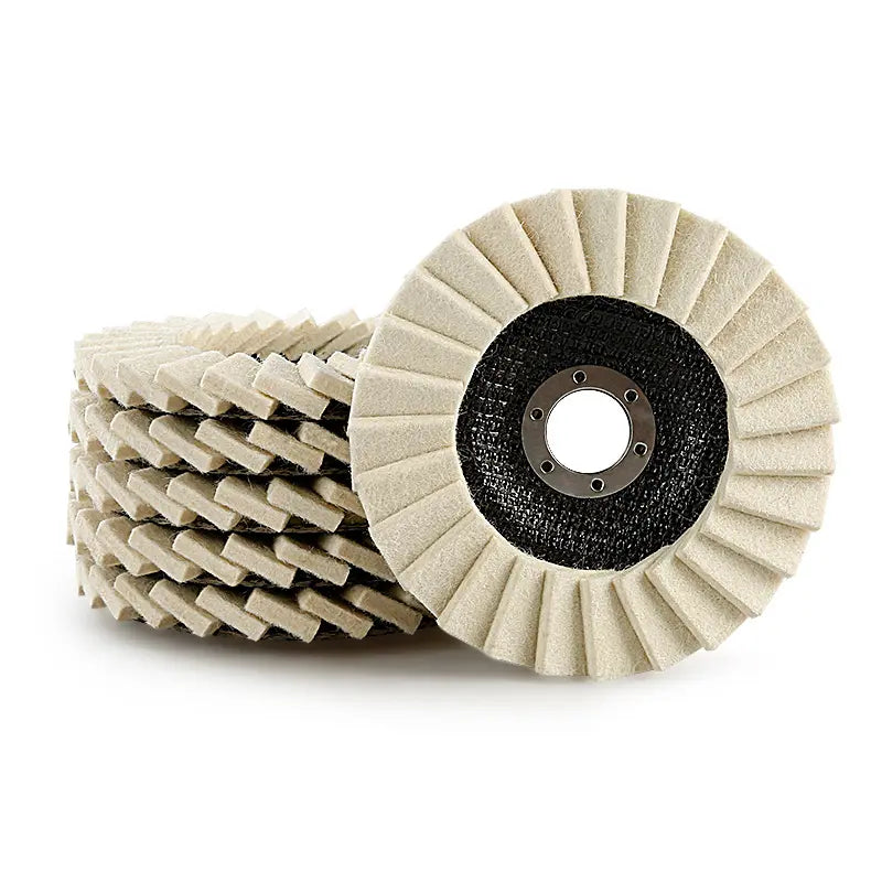 Layered Wool Flap Disc