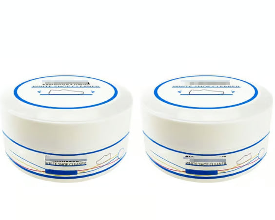 White shoe cleaning cream