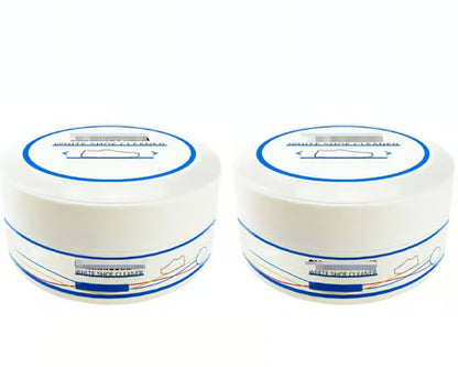 White shoe cleaning cream
