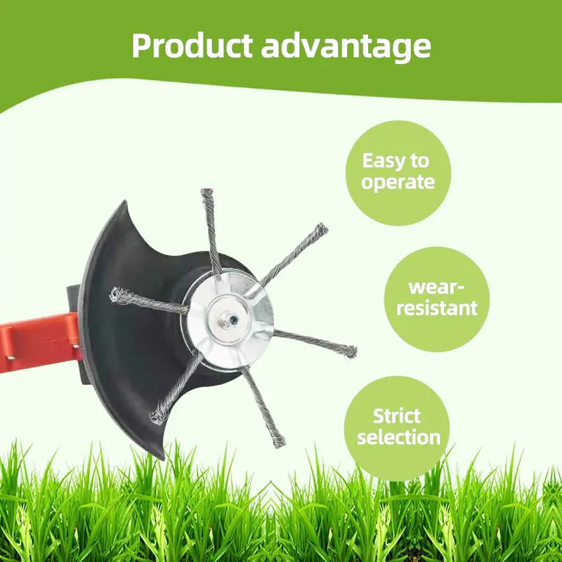 🔥Universal Steel Wire Trimmer Head Replacement-Heavy-Duty Weed Brush Cutter