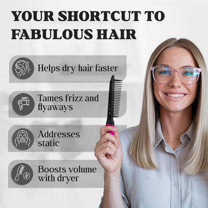 Heat-Resistant V Hair Styling Comb