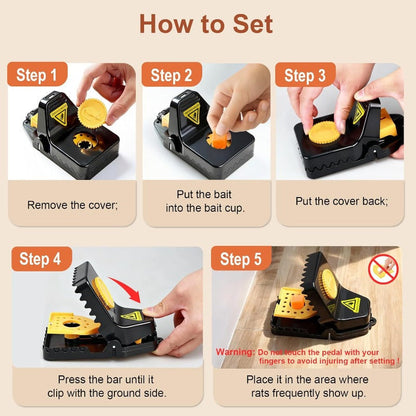 Touch-Free Reusable Mouse Trap