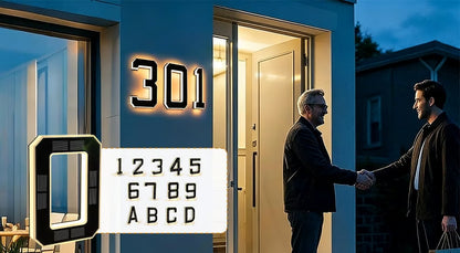 Solar Outdoor House  Number Light