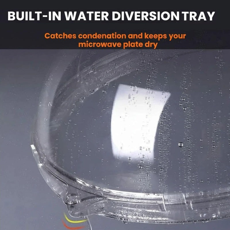 Mess-Free Microwave Splatter Cover