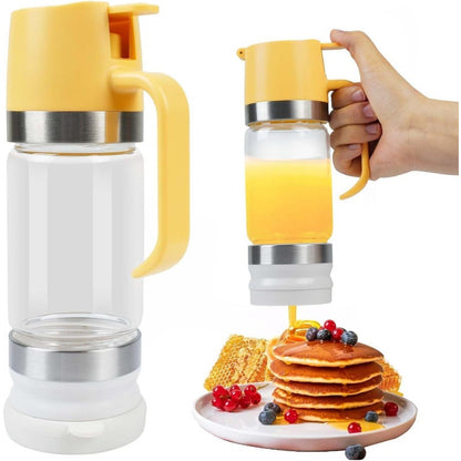 No-Drip Glass Honey Dispenser