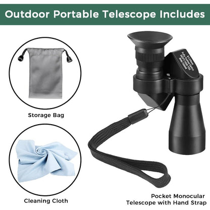 Compact 8x20 Pocket Monocular