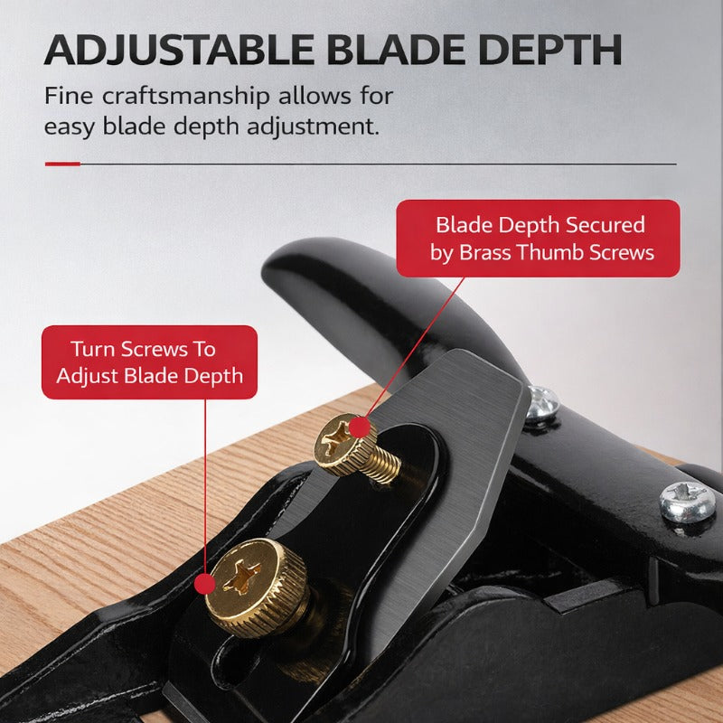 Premium Ebony Wood Planer