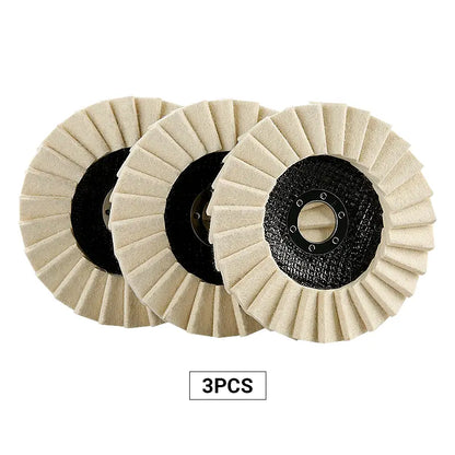 Layered Wool Flap Disc