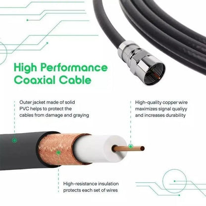 4K/1080P Indoor HDTV Antenna ✦ 120-Mile 360° Signal Booster