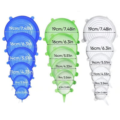 Stretchable Food Silicone Lids