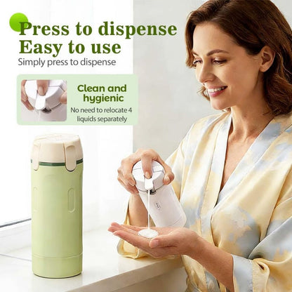 4-in-1 Travel Toiletry Dispenser