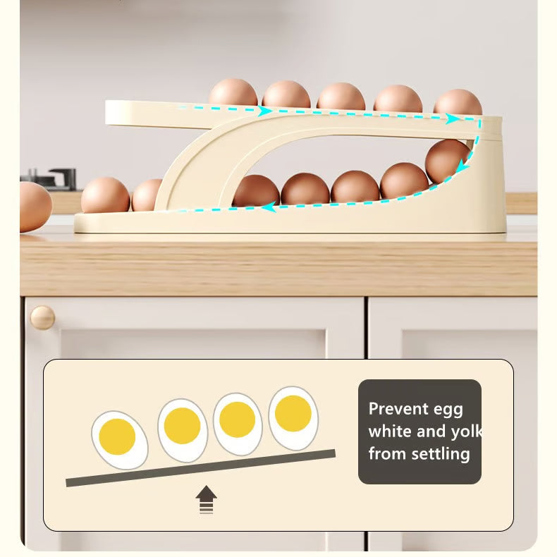 Automatic Roll-Down Double-layer Egg Dispenser