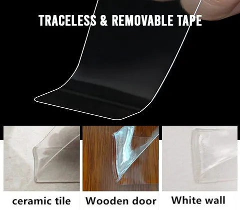60 PCS Reusable Waterproof Double Sided Adhesive Tape