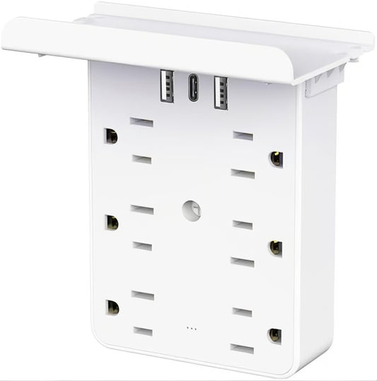 Multi-Functional Power Strip with Panel