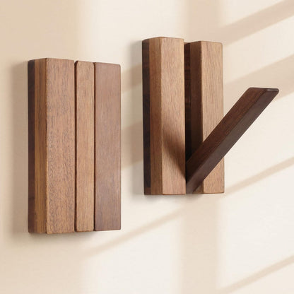 Solid Wood Piano Key Coat Hook