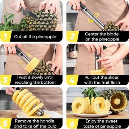 Upgraded Stainless Steel Pineapple Corer