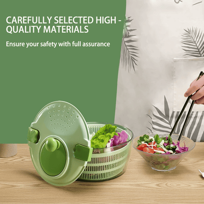 Hand-cranked fruit and vegetable dehydrating basket