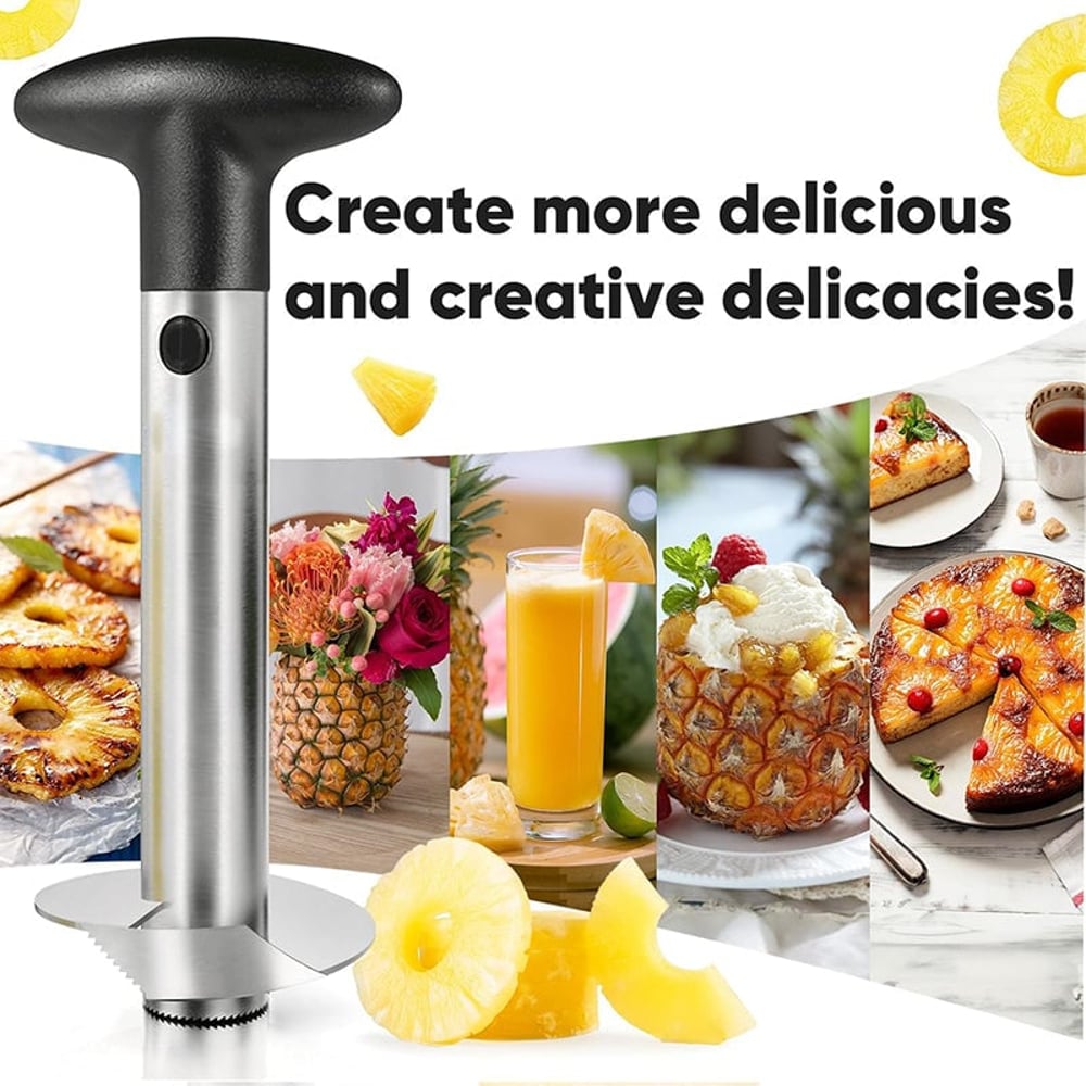 Upgraded Stainless Steel Pineapple Corer