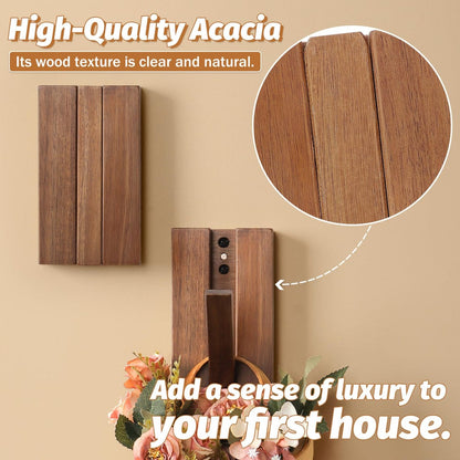Solid Wood Piano Key Coat Hook